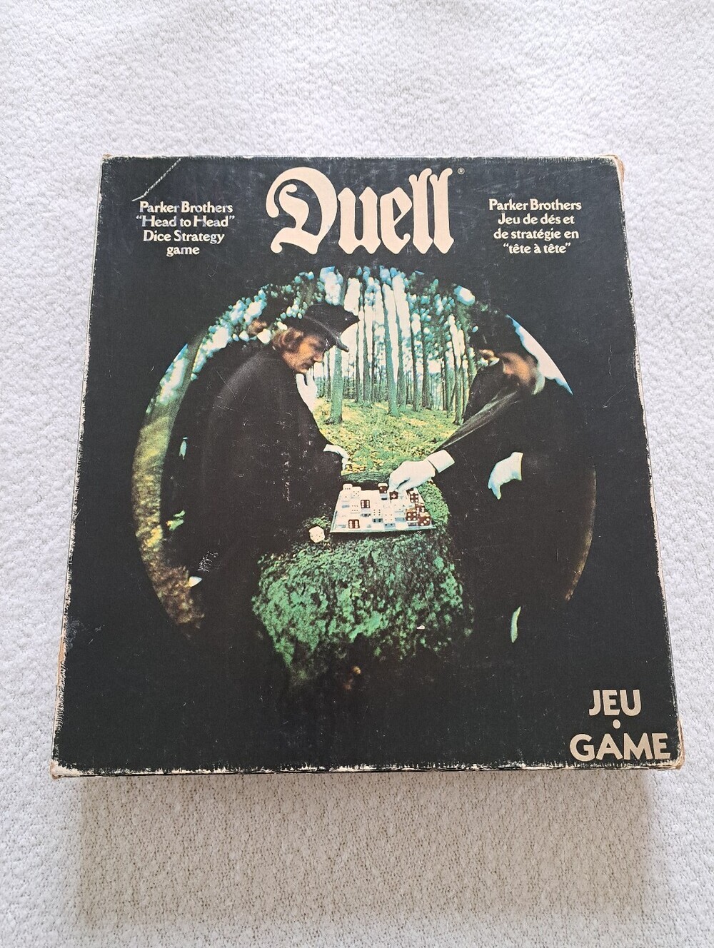 Duell Board Game 1976 Strategy Dice Game Parker Brothers Vintage 70s Retro